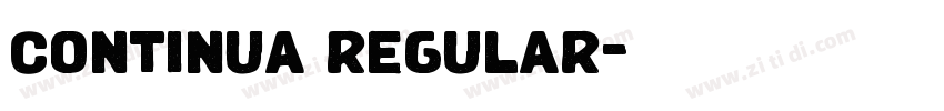 continua regular字体转换 continua regular字体转换